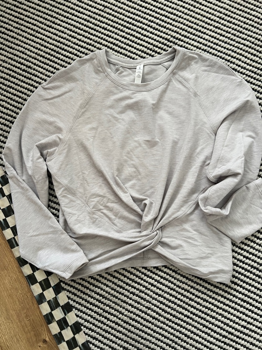 lululemon athletica Women's Knot-Front Pullover - Light Gray